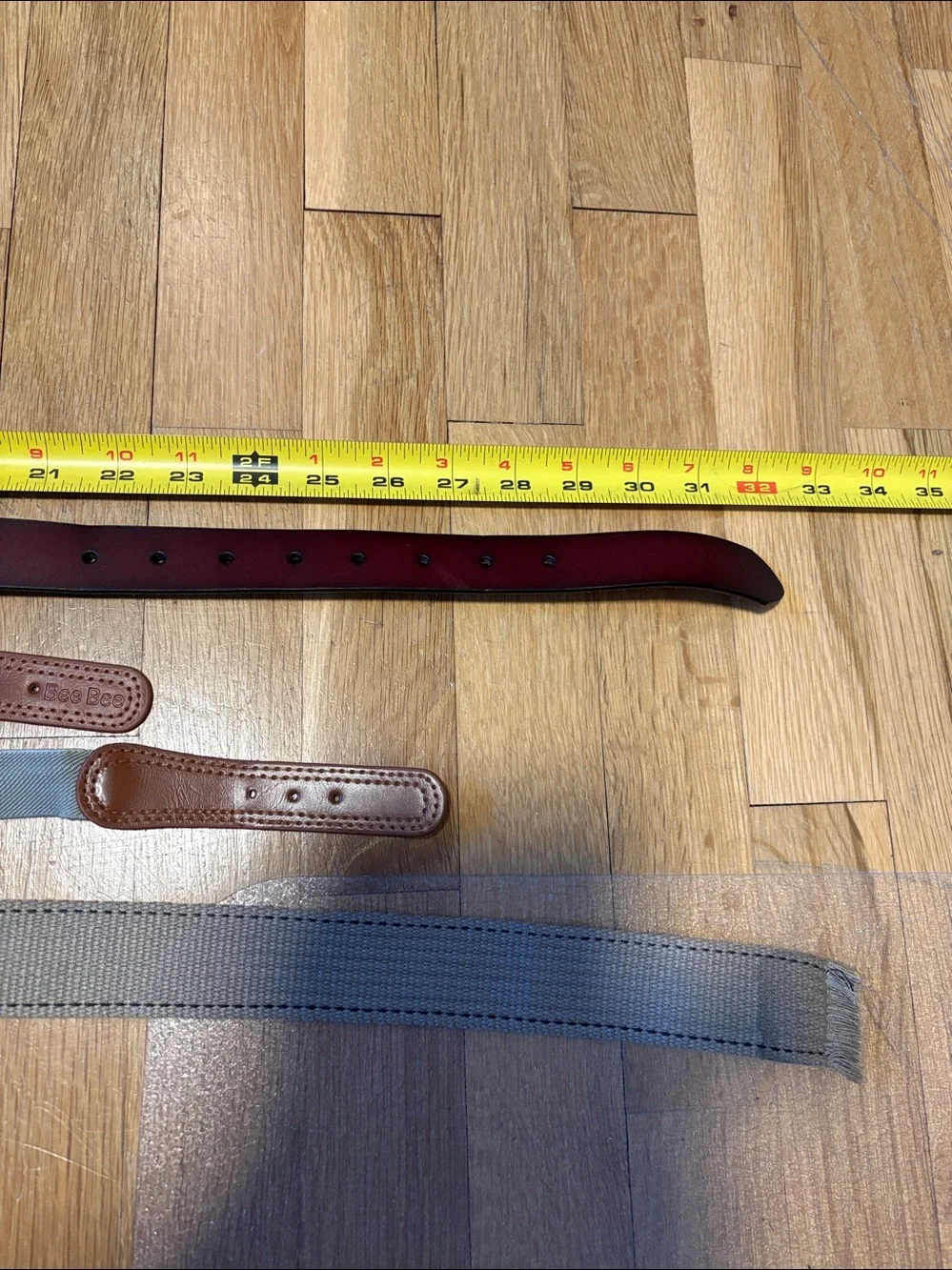4 Child size belts